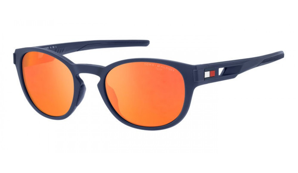 Okulary TOMMY HILFIGER TH-1912-S-FLL. Okulary przeciwsłoneczne, Kolor niebieski. Mężczyzna.
