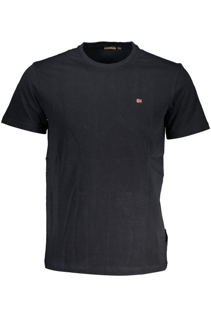 NAPAPIJRI T-SHIRT Z KRÓTKIM RĘKAWEM MĘSKI CZARNY