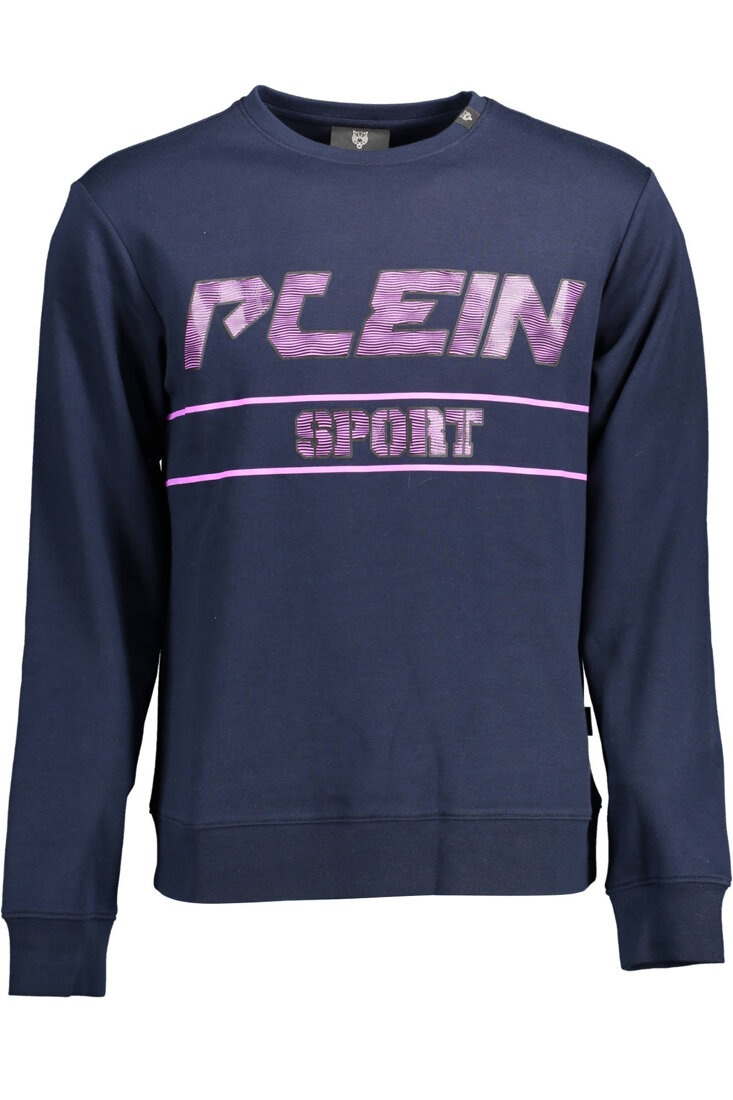 SPORTOWA BLUZA PLEIN BEZ ZAMKA MĘSKA NIEBIESKA