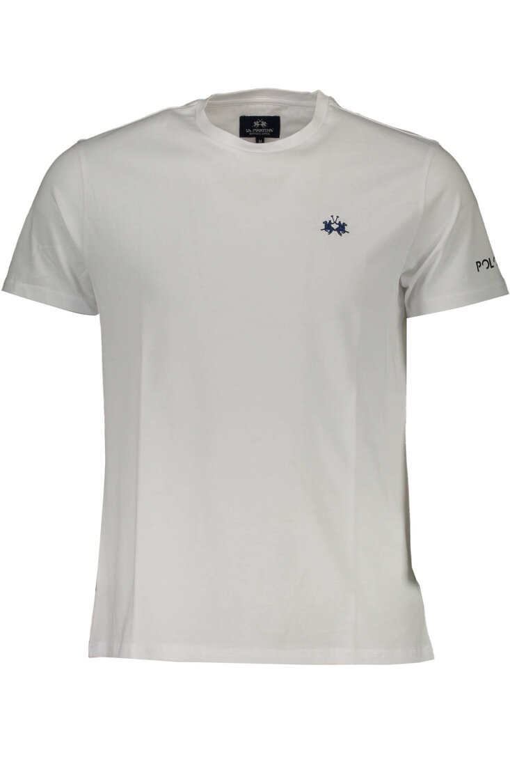 LA MARTINA T-SHIRT MĘSKI Z KRÓTKIM RĘKAWEM BIAŁY