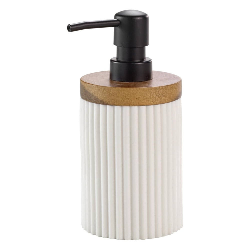 Biały dozownik do mydła z żywicy polimerowej 350 ml Niagara – douceur d'intérieur