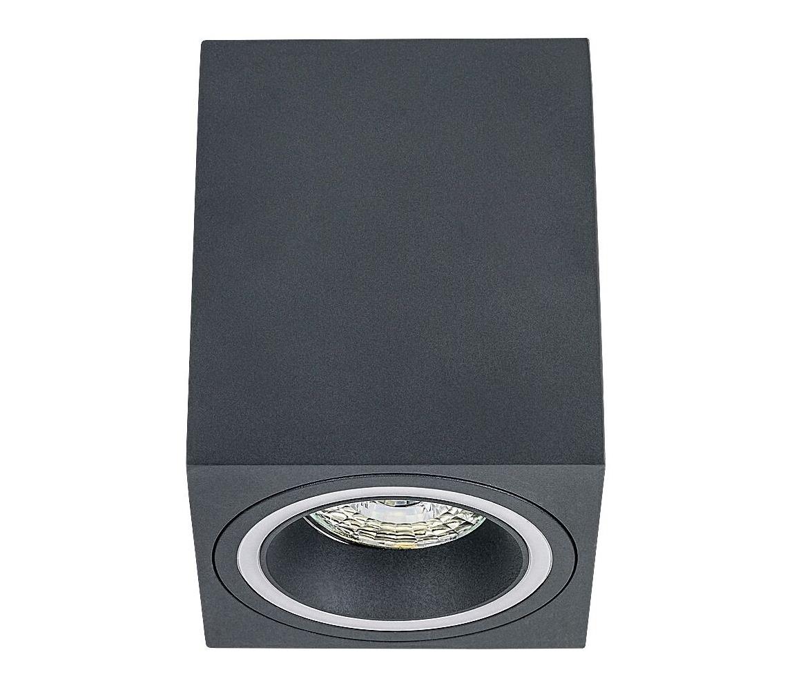 Rabalux 71164 - Oświetlenie punktowe KOBALD 1xGU10/25W/230V kanciasty antracyt