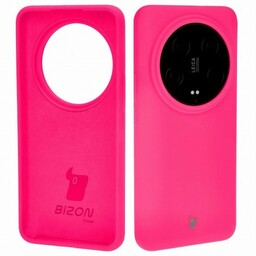 Bizon Etui silikonowe Soft Case do Xiaomi 14 Ultra, neonowo-różowe