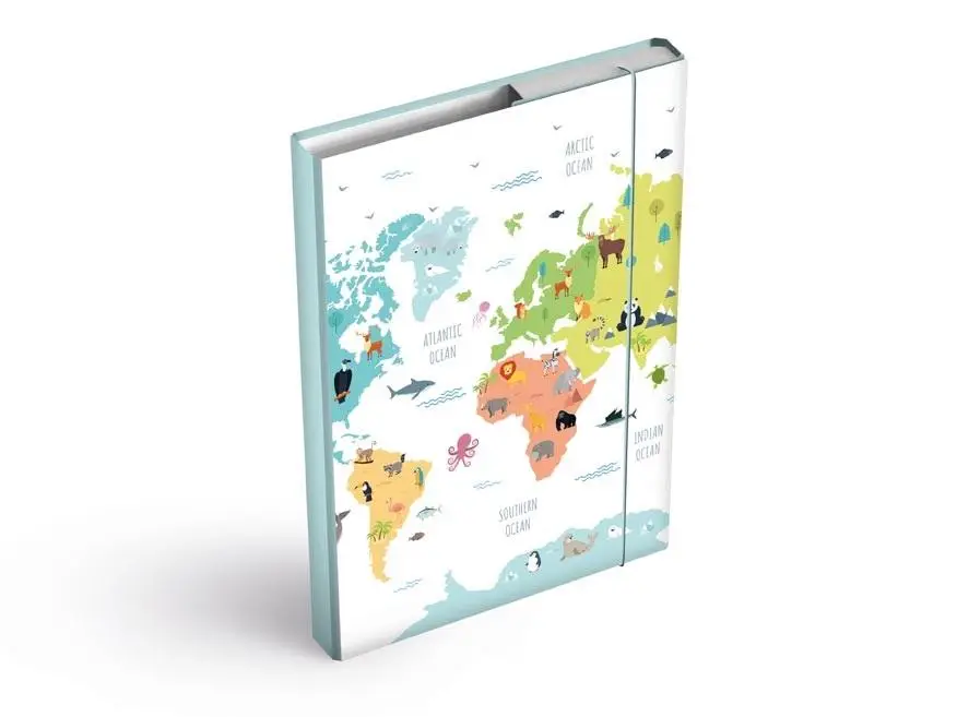 Teczka skrzydłowa z gumką A4 Maps - MFP