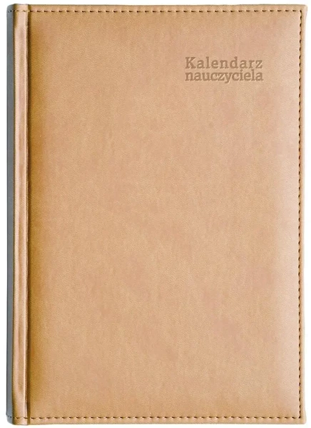 Kalendarz naucz. 2024/2025 A5 tyg. Vivella beż - Wokół Nas