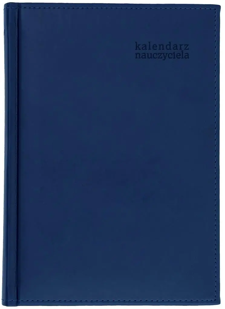 Kalendarz naucz. 2024/2025 A5 tyg. Vivella granat - Wokół Nas