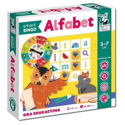 Kapitan Nauka Smart Bingo. Alfabet