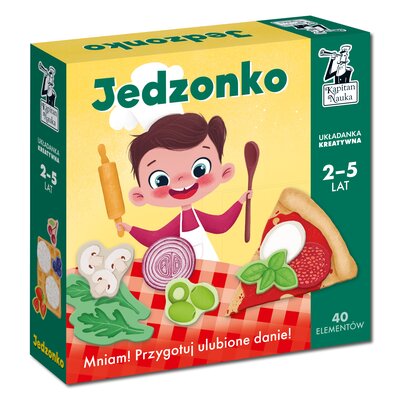Jedzonko Układanka kreatywna 2-5 lat. Kapitan Nauka
