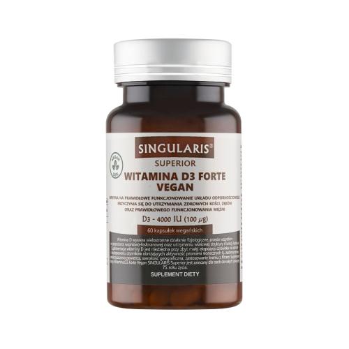 SINGULARIS Superior D3 forte vegan 4000 IU, 60kaps.