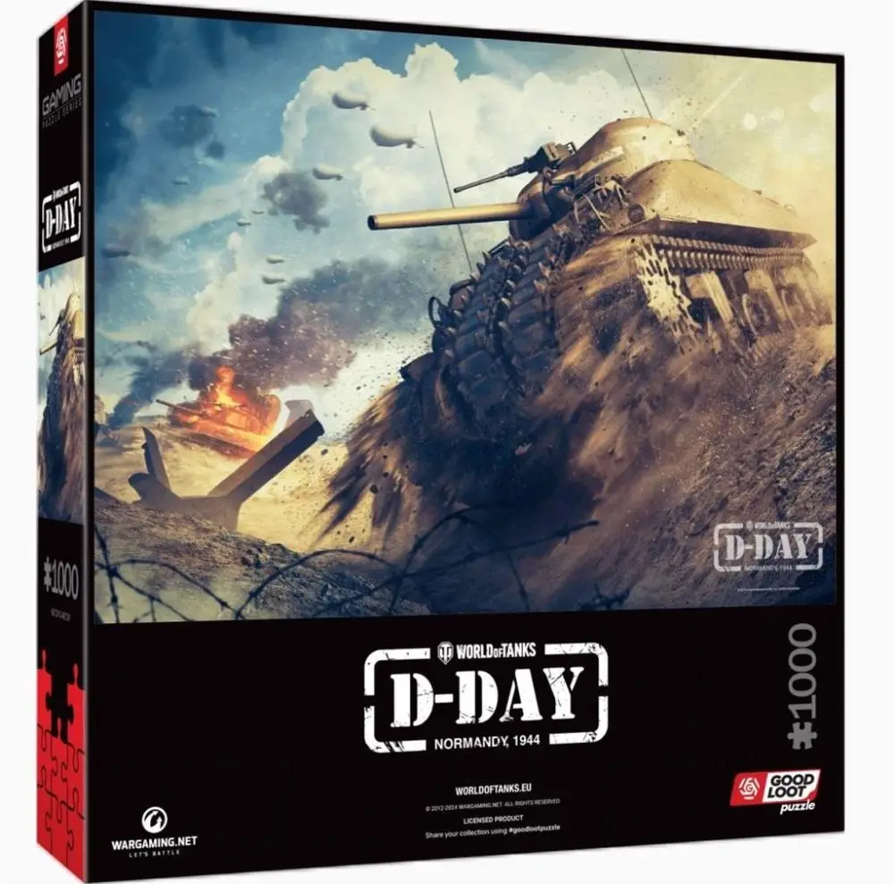 Puzzle 1000 World of Tanks D-Day - Good Loot