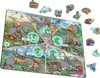 Larsen Okresy Dziejów Świata + Dinozaury (Maxi) PL - Tactic
