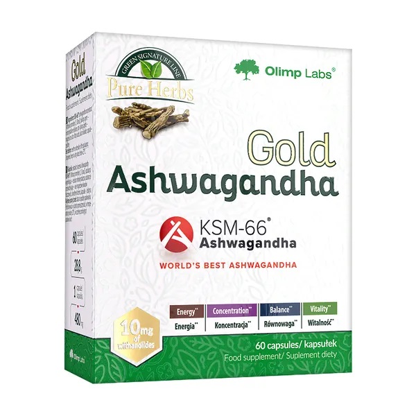 Olimp Gold Ashwagandha - 60 Kapsułek