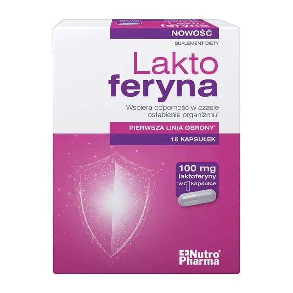 Laktoferyna, 15 kapsułek