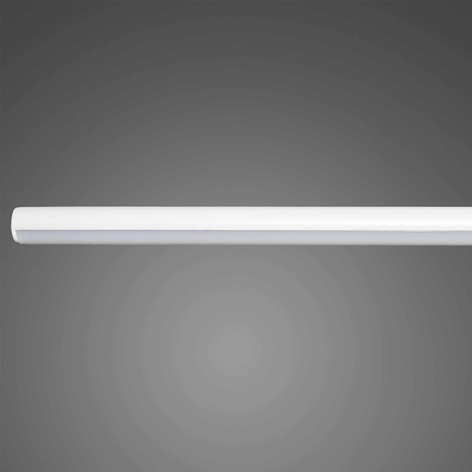 Lampa wisząca Linea No.1B 100cm 3k biała ściemnialna (Barwa światła delikatnie ciepła, Kolor Biały, Możliwość ściemniania tak)