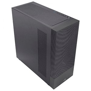 Obudowa komputera Aerocool CIPHERBKV1 ATX, pionowe mocowanie karty graficznej, przednia siatka + boczna kratka, czarna