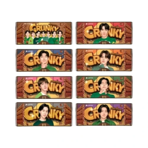 Czekolada BTS Crunky 34g Lotte (losowy, brak opcji zwrotu)