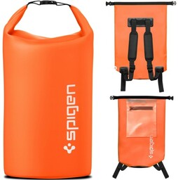 Spigen Torba wodoodporna A631 Aqua Shield Dry Bag IPX6 30L, pomarańczowa