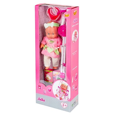 Anek, Lalka Julka 30 cm w wózku