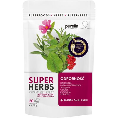 PURELLA Purella Superherbs Odporność mieszanka ziołowa x 20 sasz