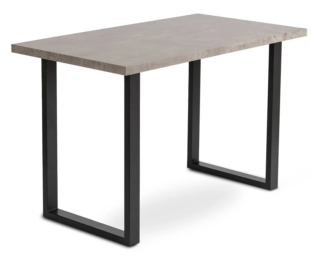 Nowoczesny stół w stylu loft stół beton + czarny - Tobera 4X