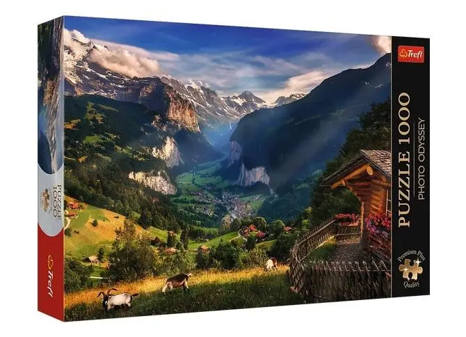 Puzzle 1000 Dolina Lauterbrunnen TREFL