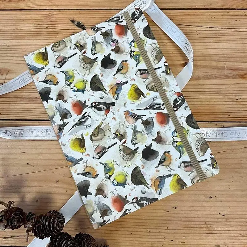 Notatnik z gumką A5 LCN02 Ptaszki - Alex Clark