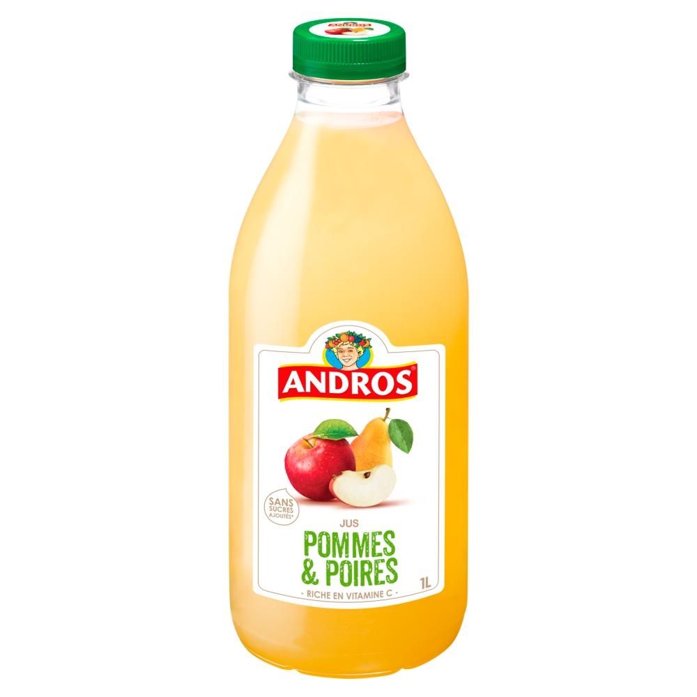 Andros Sok z jabłek i gruszek z witaminą C 1 l