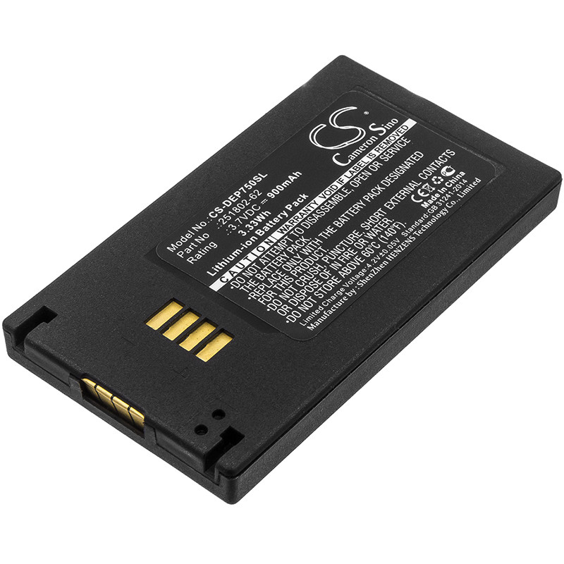 TSL 1153 Wearable RFID Reader / EasyPack 251802-62 900mAh 3.33Wh Li-Ion 3.7V (Cameron Sino)