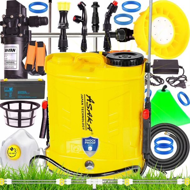 Opryskiwacz Akumulatorowy Plecakowy Long Live Pro Poczwórna Lanca Xxl Asaka