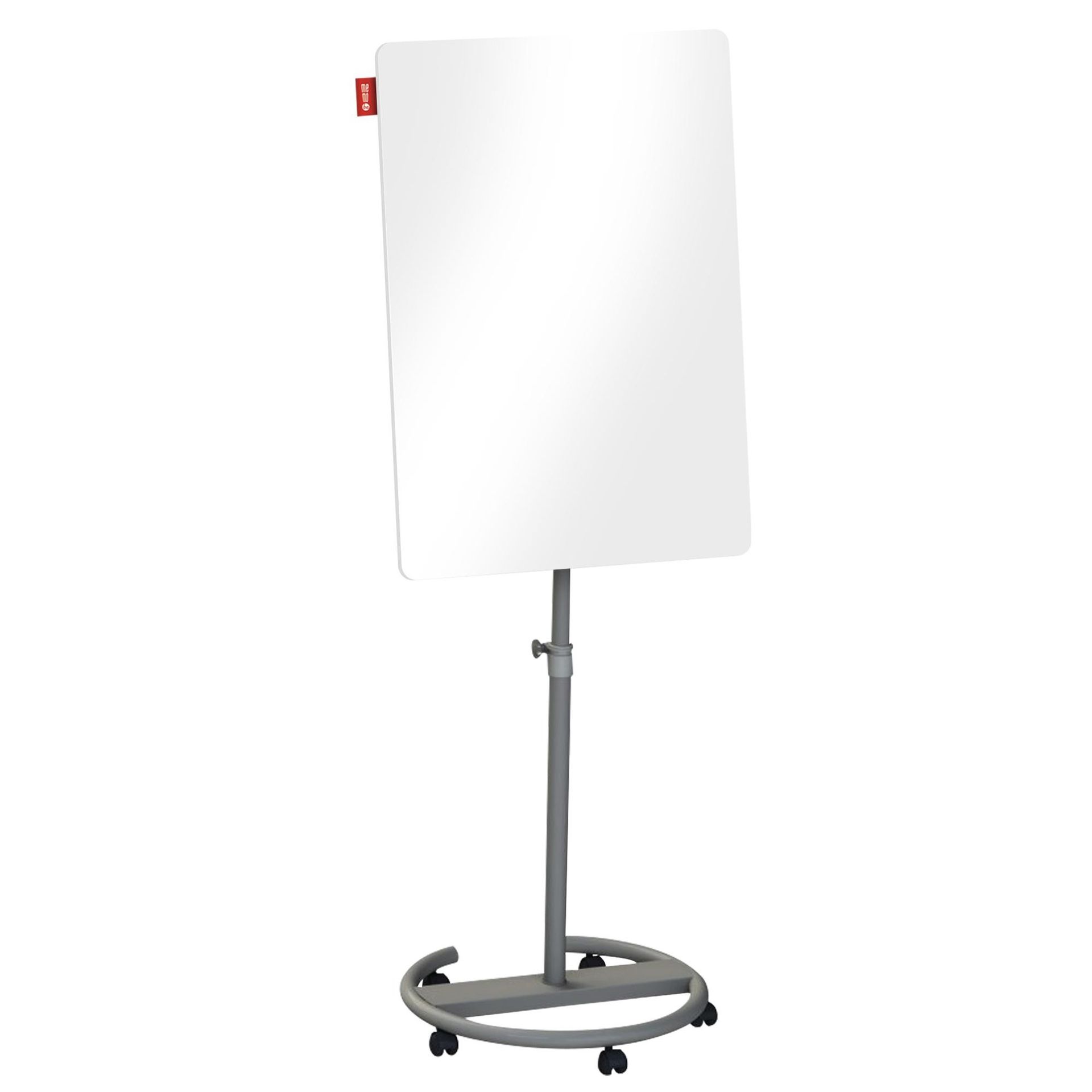 Flipchart mobilny szklany suchościeralny magnetyczny 70x100cm