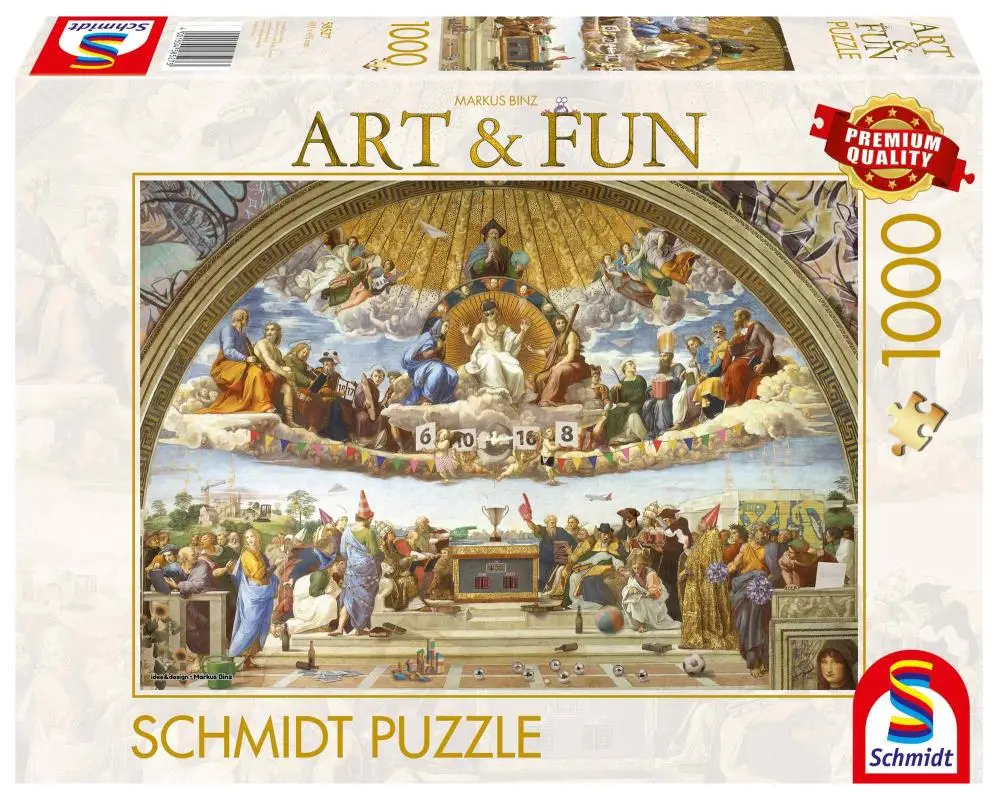 Puzzle 1000 PQ Dysputa o Najświętszym Sakramencie 2024 Markus Binz 112725 - Schmidt Spiele Puzzle