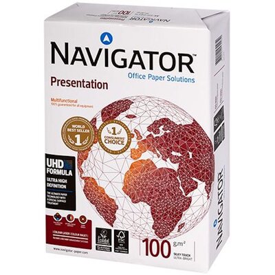 NAVIGATOR Navigator nav1024 wysokiej jakości papier do prezentacji dokumentów (100 G/M, format A3) 500 arkuszy białe NAV1003