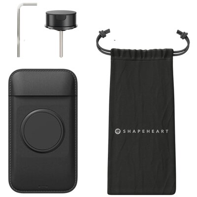 Uchwyt na telefon do roweru SHAPEHEART SR-Bike Stem M Czarny