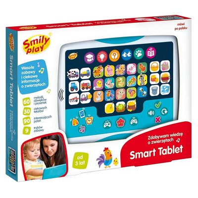 Smart Tablet Interaktywny Smily Play Mówi Po Polsku Edukacyjny Piosenki