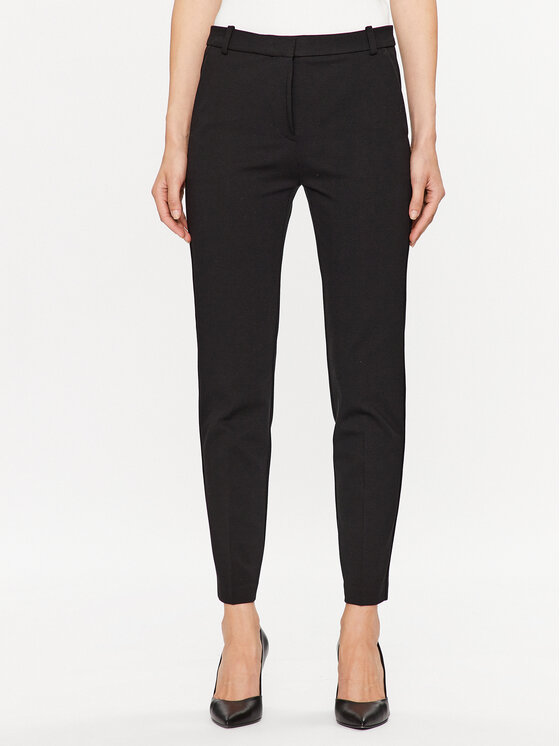 Pinko Spodnie materiałowe Bello 100155 A15M Czarny Slim Fit