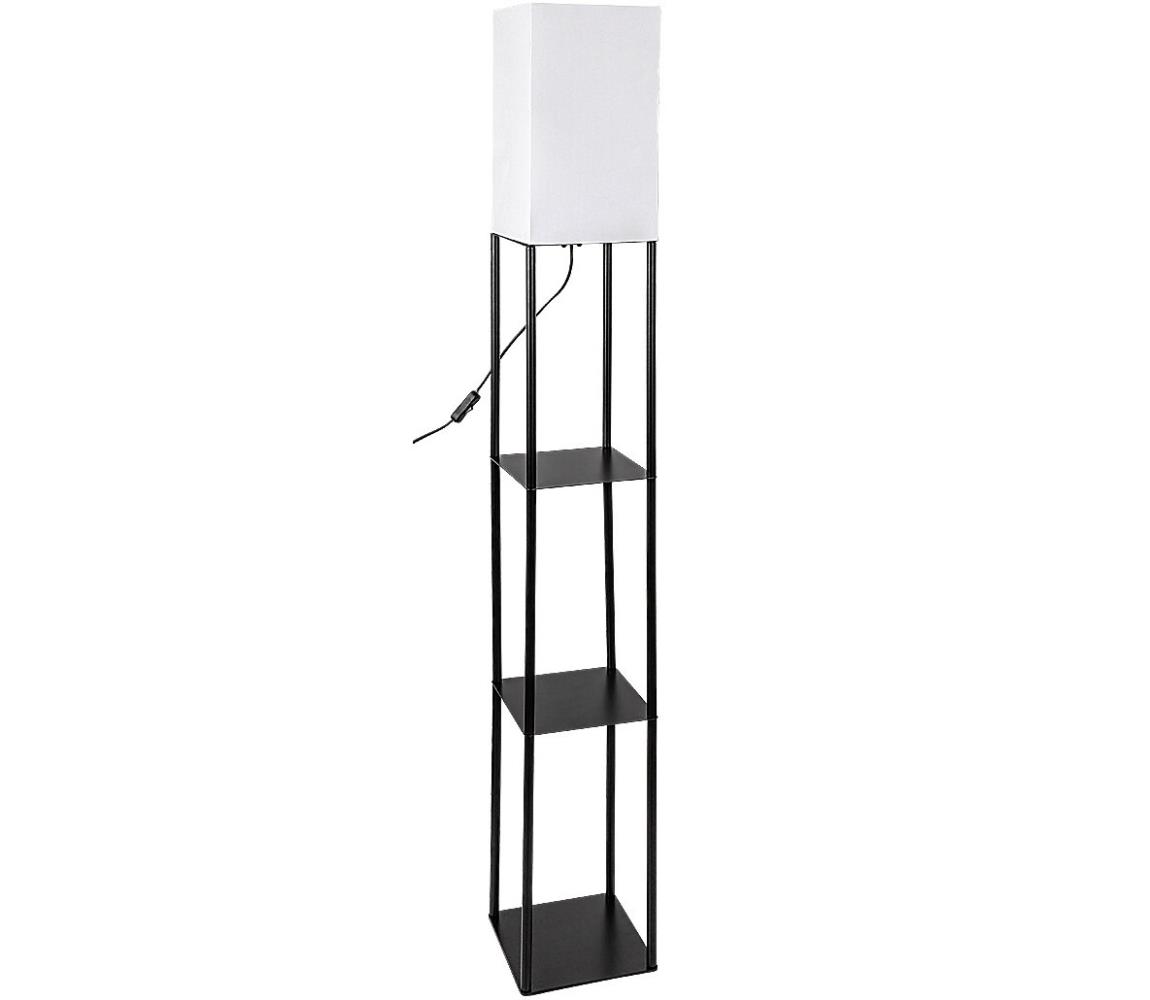 Rabalux 74191 - Lampa podłogowa z półkami BRONN 1xE27/40W/230V