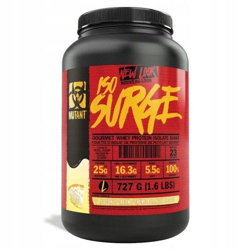 Mutant - Iso Surge, Izolat, Banana Cream, Proszek, 727g