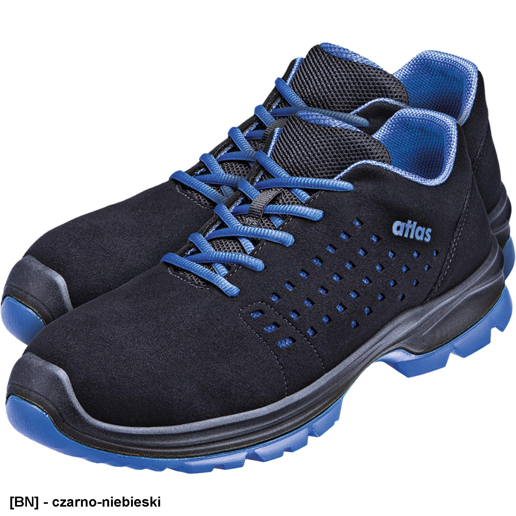 ﻿Buty bezpieczne, półbuty ATLAS 3505W10 BN r. 43