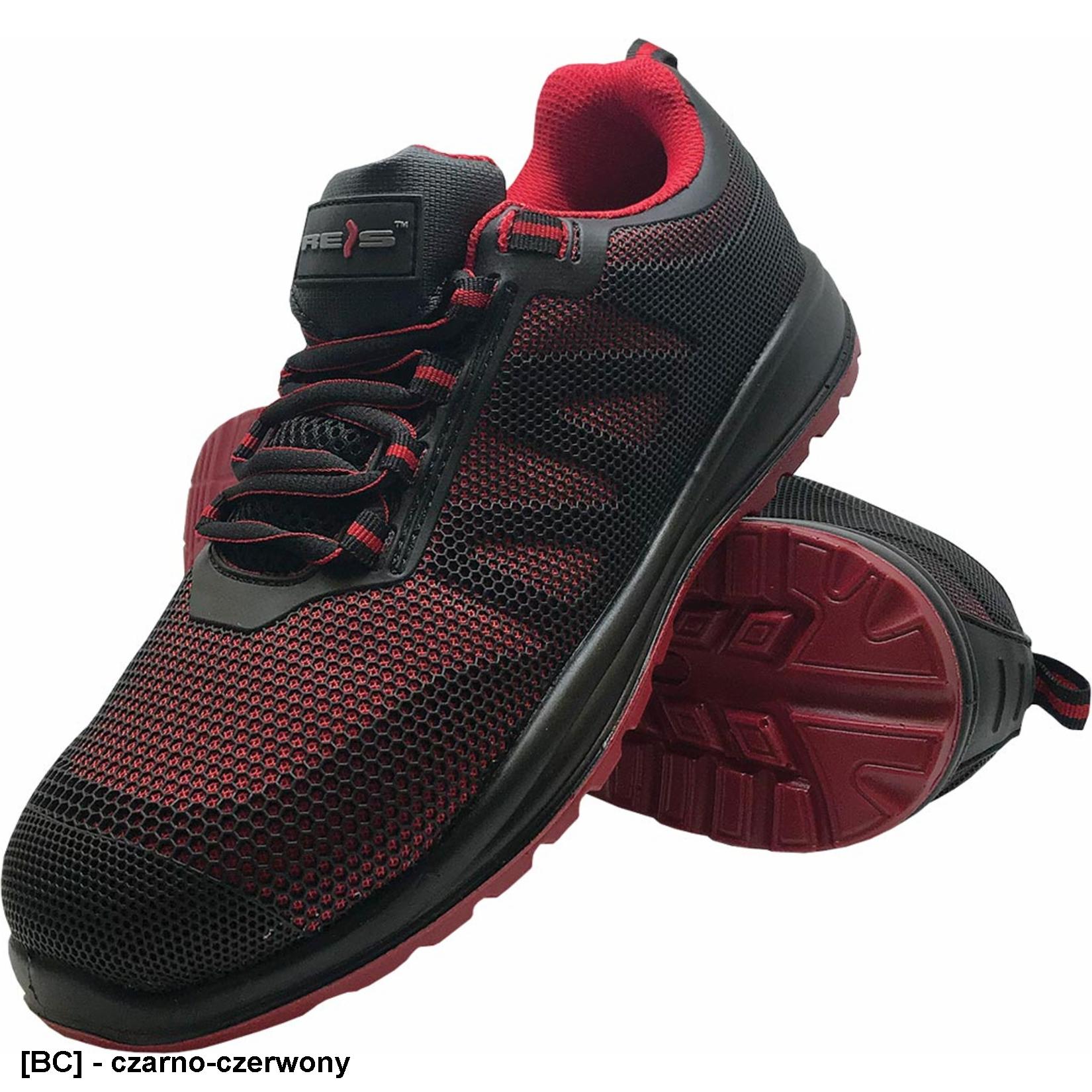 Reis INNY Buty bezpieczne 47 czarno-czerwony 121L175