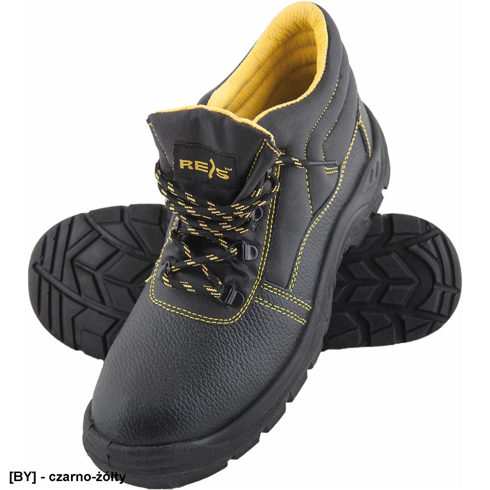 BUTY ZAWODOWE / REIS / czarno-żółty / Rozmiar 37 / BRYES-T-OB_37