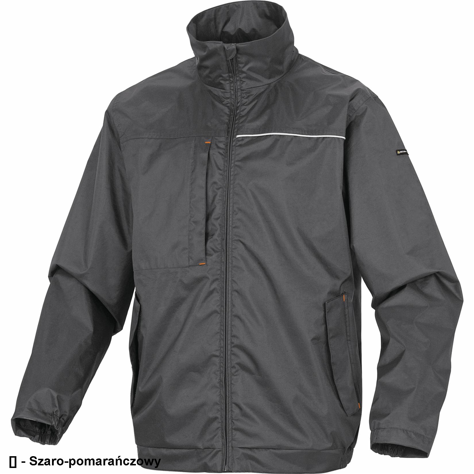 Delta Plus Kurtka robocza przeciwdeszczowa kolor szaro-pomarańczowy rozmiar L LiTEGRGT LiTEGRGT