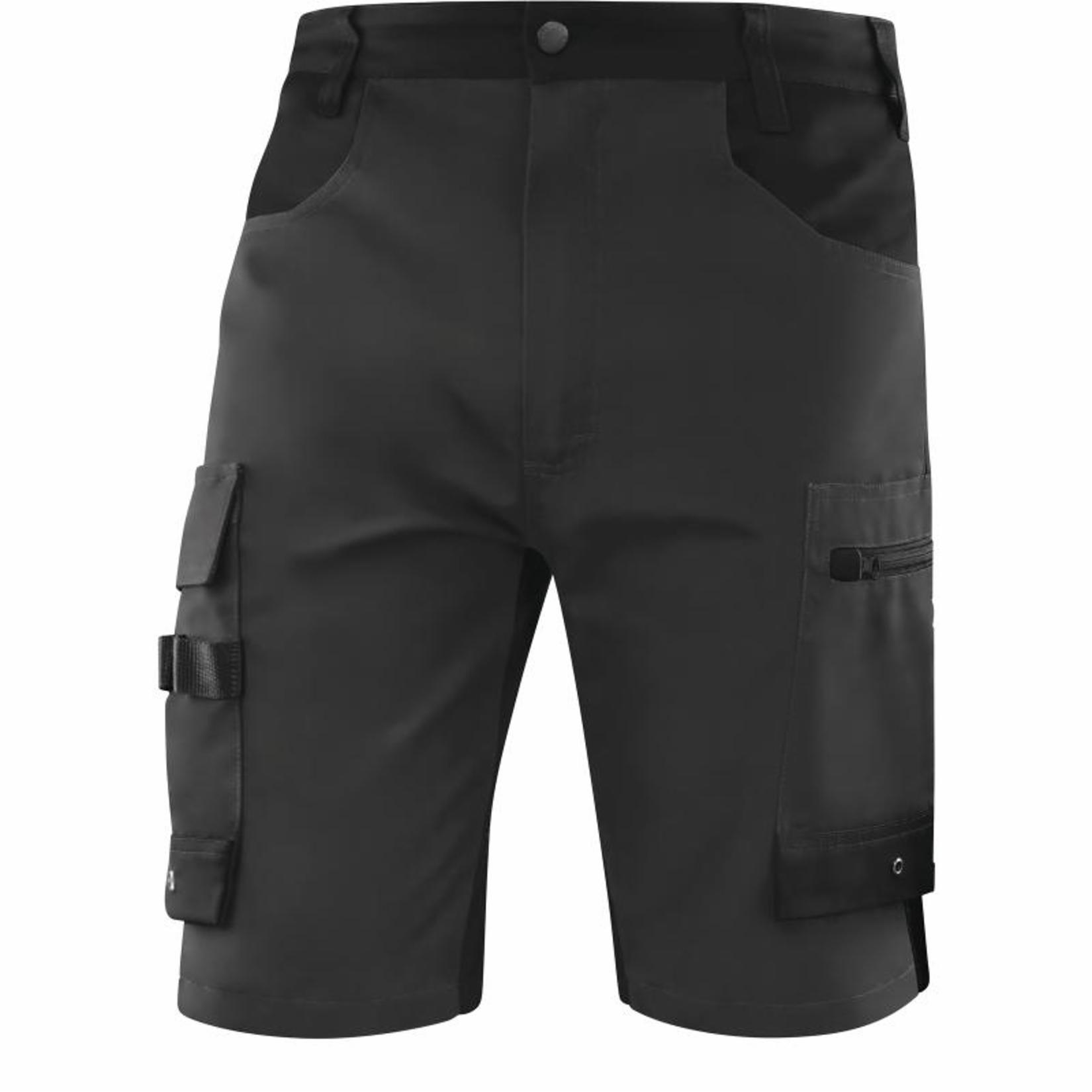 DELTA PLUS M5BE3STR BERMUDY MACH 5 Z BAWEŁNY (60%) I POLIESTRU (40%), 280 g/m2; SZARO-CZARNY