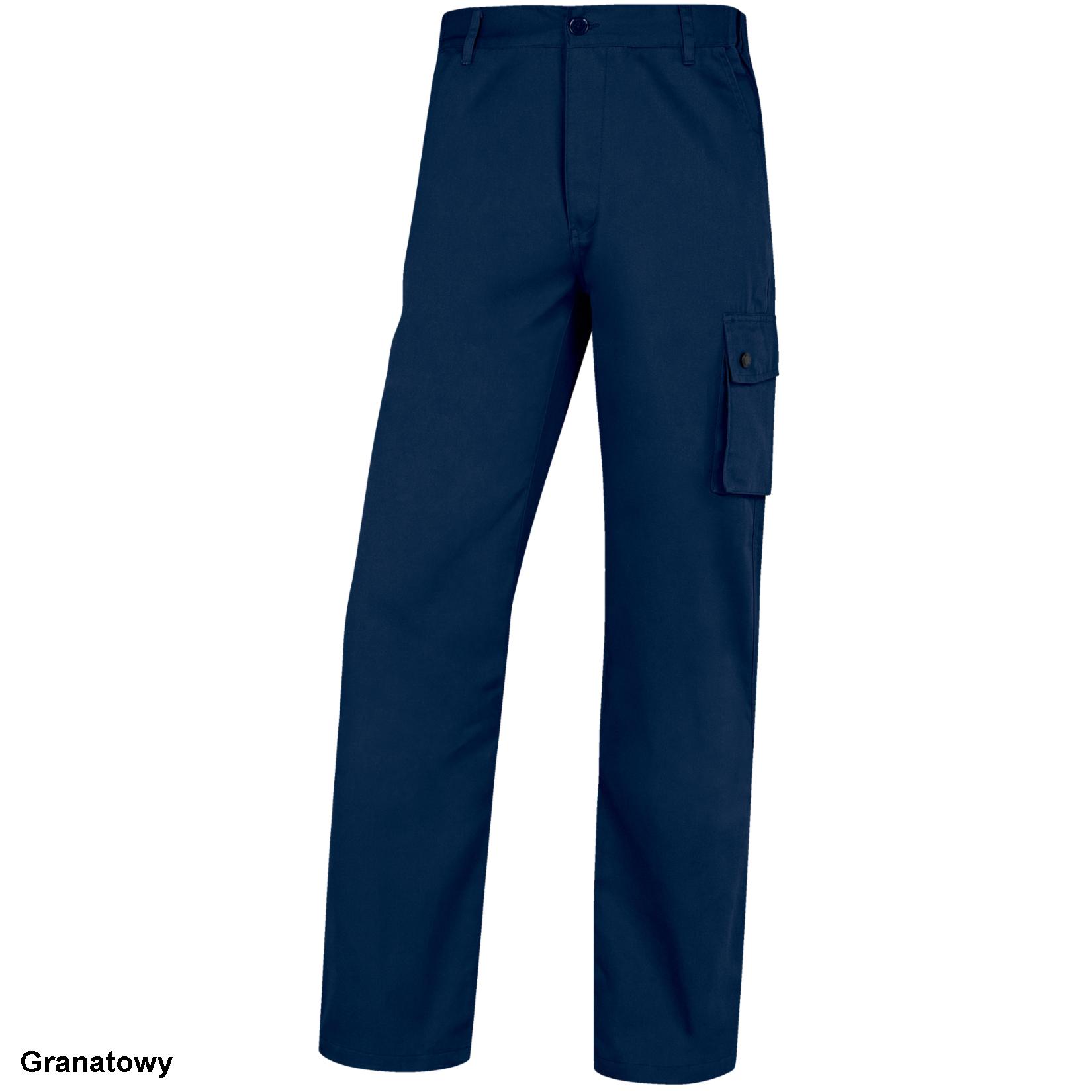 Delta Plus Spodnie robocze z bawełny kolor szary rozmiar 3XL PALiGPAGRPT PALiGPAGRPT