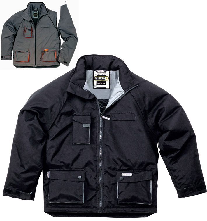 Delta Plus Bluza MACH 2 z poliestru Oxford powlekanego PU ocieplana odpinane rękawy kolor granatowo-niebieski rozmiar S CORP NORTHBLPT NORTHBLPT