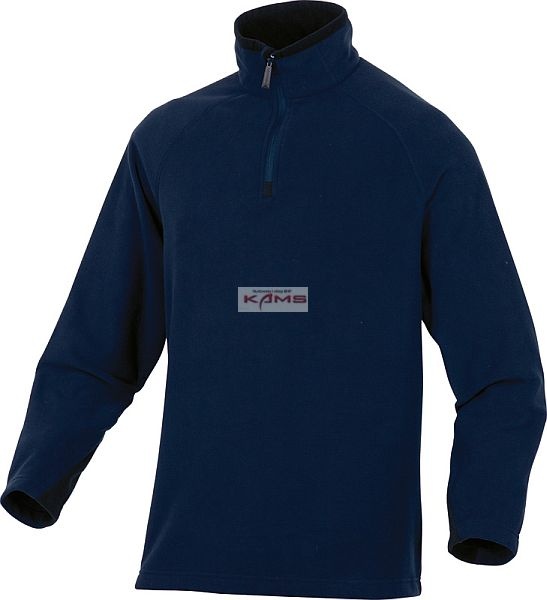 Delta Plus Bluza z polaru poliestru 200 g/m2 rękawy raglanowe kołnierz wysoki zapinany na zamek kolor granatowy rozmiar 3XL CORP ALMABM3X ALMABM3X