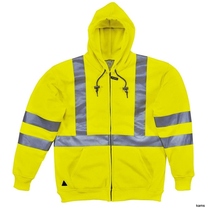Delta Plus Bluza ostrzegawcza z kapturem z poliestru molton kolor żółty fluo rozmiar XXL CORP RESCUHVJAXX RESCUHVJAXX