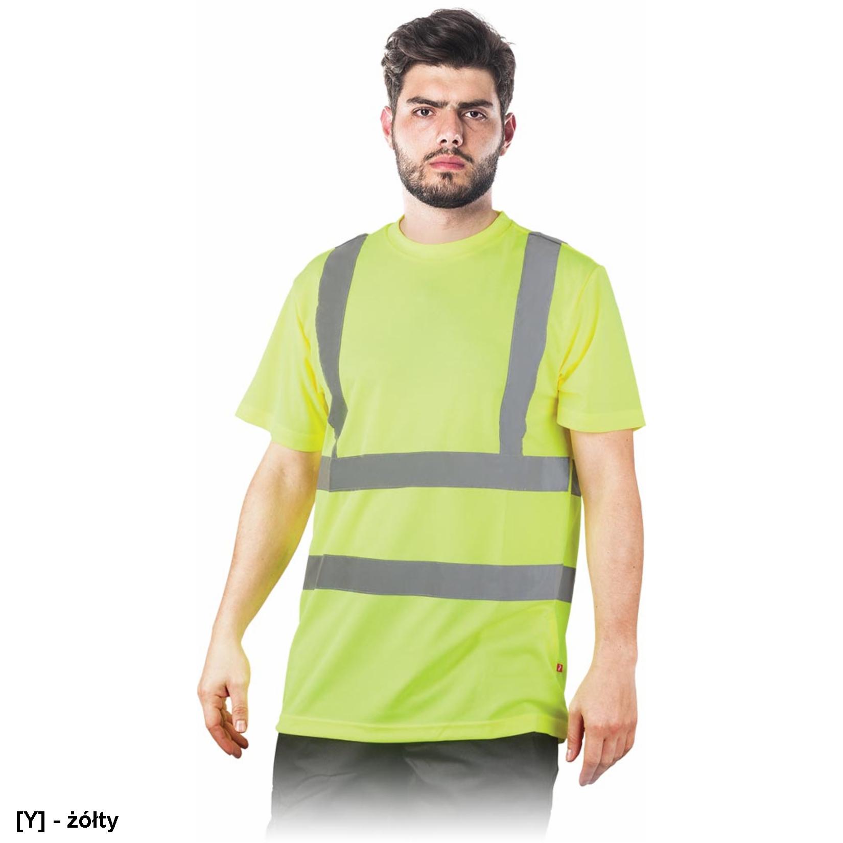 Reis INNY T shirt odblaskowy S żółty 116L484