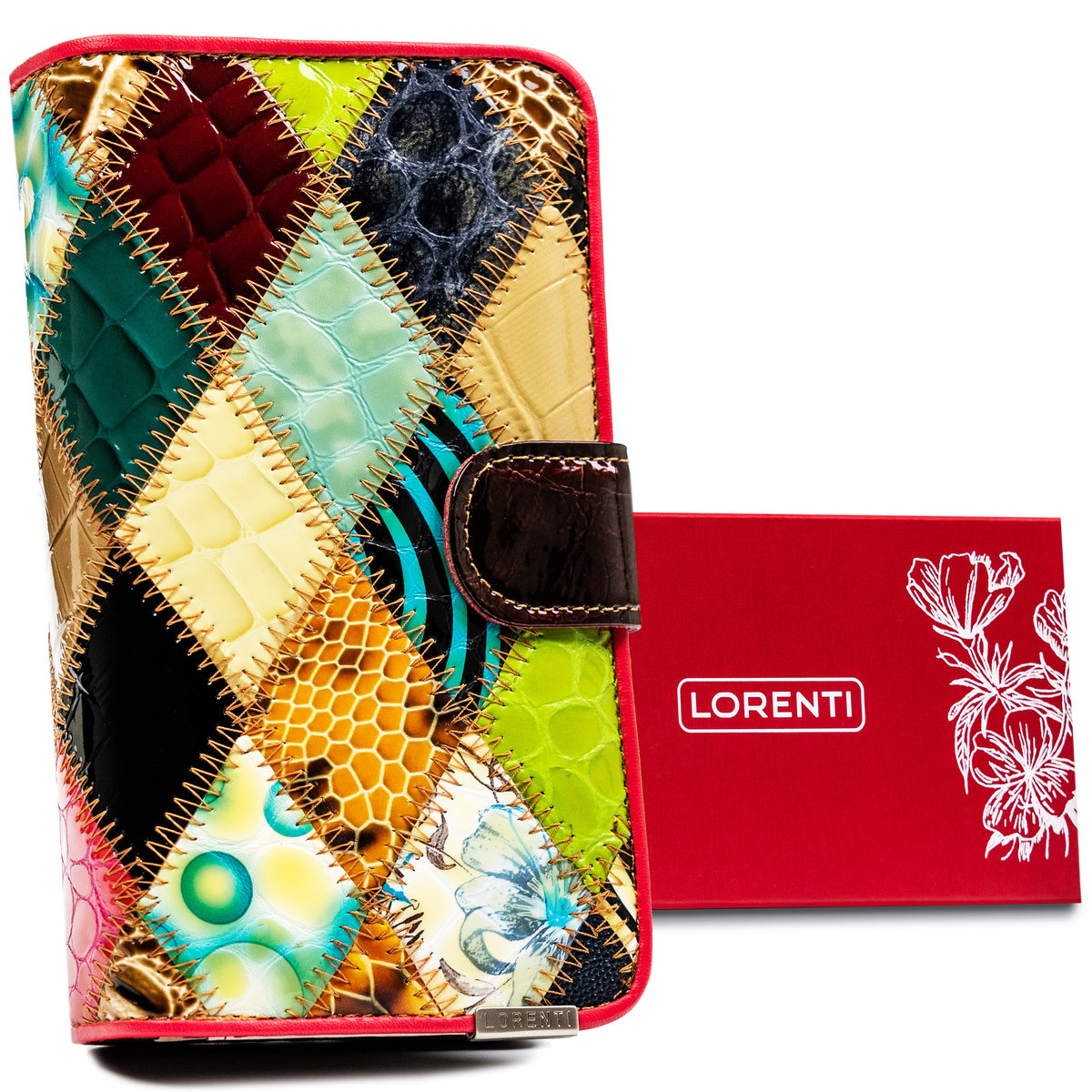Portfel damski skórzany 86302-Diamond-6838 Mix