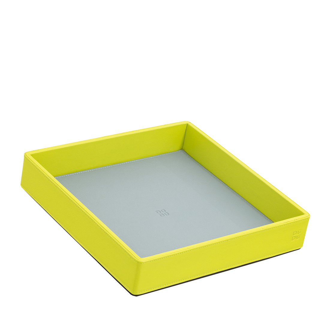 DUDU Valet Tray w skórzanym, kolorowym uchwycie do przechowywania portfela, kluczy, biżuterii i monet