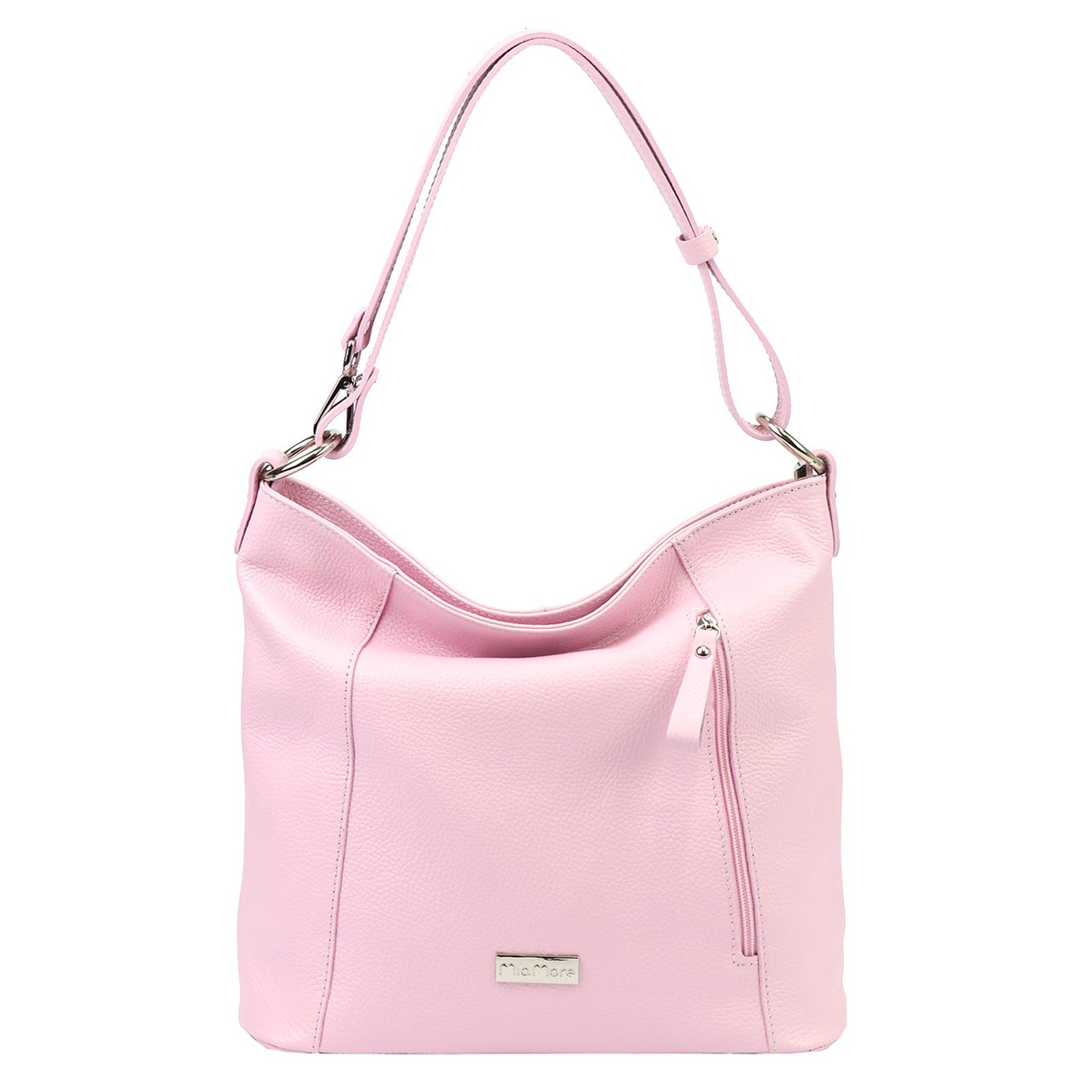 MiaMore damska torebka na ramię shopperbag skórzana z kieszeniami